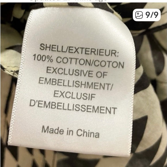 Tory Burch Aztec Print Tunic Top with Sequin Embellishment - Picture 9 of 9